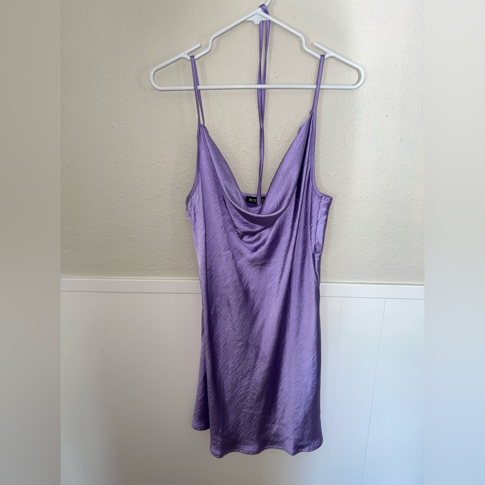 Purple cowl neck motel rocks deess